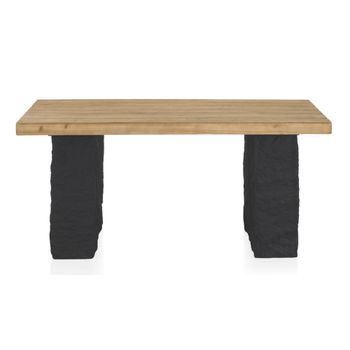Mesa De Abeto Y Base De Poliresina Mgo
