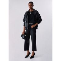 liu jo pantalones pantalon flare cropped para mujer