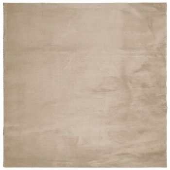 Alfombra De Pelo Corto Suave Lavable Huarte Arena 240x240 Cm Vidaxl