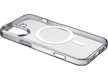 Funda móvil - CellularLine, Para Apple iPhone 16 Plus, Trasera, TPU, MagSafe, Transparente