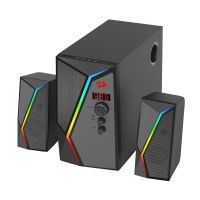 altavoces redragon anvil pro 21 bluetooth 25w con graves y rgb dinamico