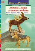 animales en relieve con cuentas y abalorios monos mapaches lob os cie