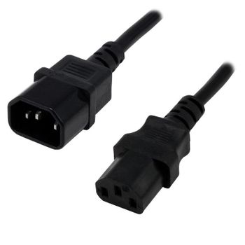 Cable de alimentación MCL 5 m C14 macho a C13 hembra