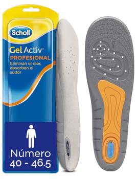 Scholl Plantillas Gel Activ Profesional Hombre 1 Par (Talla 40-46,5)