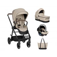 carrito de bebe 3en1 con capazo mia beige 2026