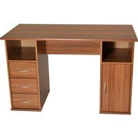 alphason maryland desk - walnut