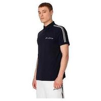 emporio armani polo polo manches courtes bleu marine para hombre