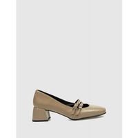 obvio zapatos de tacon zapato mayi taupe para mujer