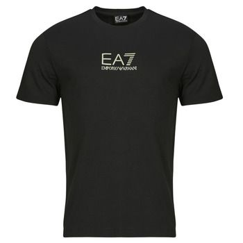 Emporio Armani EA7 Camiseta TRAIN GOLD LABEL TEE PUNTO ROMA BIG LOGO 7M000301 para hombre