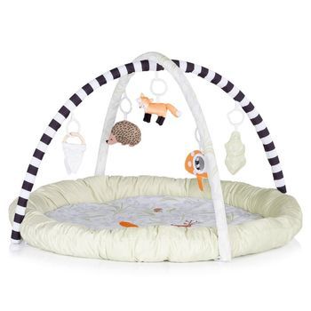 Manta De Actividades Con Bordes Acolchados Y Juguetes Colgantes De Chipolino Little Fox