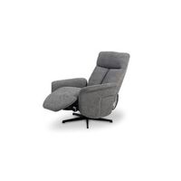 sillon reclinable mary butaca giratoria relax 1 plaza gris oscuro