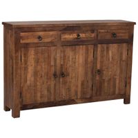 aparador de madera natural 155x36x102