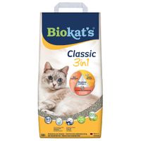 biokats classic 3in1 cat litter - 18l