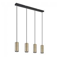 lampara colgante lineal robby 4 luces