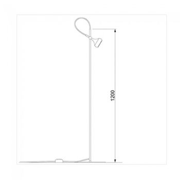 Lámpara de pie led mini maxi (8w)