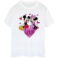 disney camiseta love heart para mujer