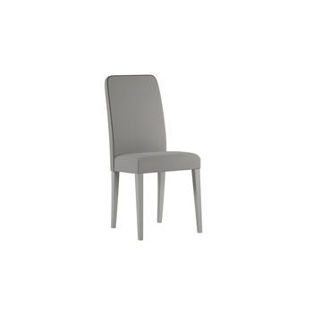 Anita - Silla De Ecopiel Gris Oscuro 2 Piezas