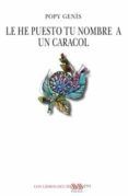 le he puesto tu nombre a un caracol