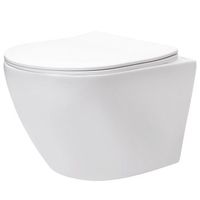 taza de inodoro wc rea carlo lux rimless con funcion de bide white 495 x 37 x 18 cm