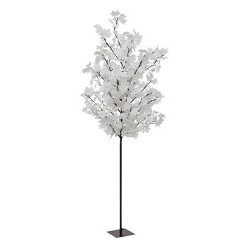 Árbol De Exterior Blanco 300 Led Blanco Cálido H200cm