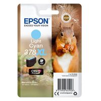 epson 378xl light cyan original claria photo hd high capacity ink cartridge squirrel