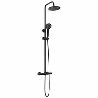 juego de sistema de ducha termostatica negro 27 x 46 x 123 cm vidaxl