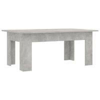 mesa de centrormesa auxiliarrmesa de cafe madera contrachapada gris hormigon 100x60x42 cm