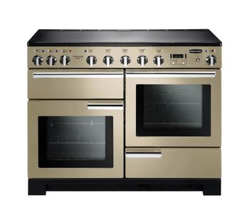 RANGEMASTER Professional Deluxe 110 Induction Range Cooker - Cream & Chrome, Cream