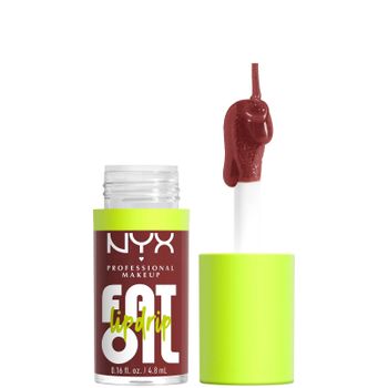 NYX Professional Makeup Fat Oil Lip Drip 12H Hydration Non-Sticky Finish Lip Gloss 4.8ml (Various Shades) - Inside Scoop