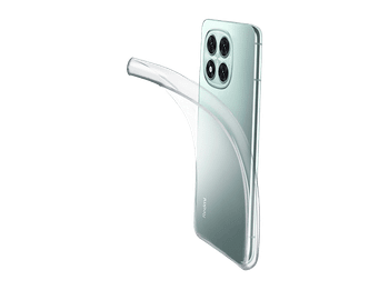 Funda móvil - CellularLine Fine, Para Xiaomi Redmi Note 14 Pro 5G, Ultrafina, Goma blanda, Transparente