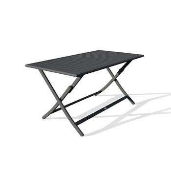 Mesa De Jardín Plegable De Aluminio