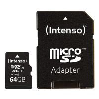 intenso tarjeta micro sd sdxc pro 64gb clase 10