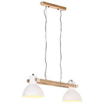 Lámpara Colgante Industrial 25 W Blanca 109 Cm E27 Vidaxl