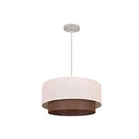 mi lampara - colgante doble 1l beisbeis cilind 3525reg
