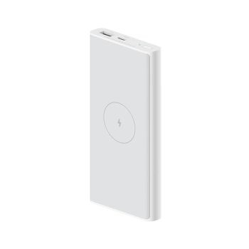 Batería externa Xiaomi de 22,5W 36Wh y 10000mAh con carga inalámbrica y 1 entrada y 3 salidas rápidas para iPhone 15 14