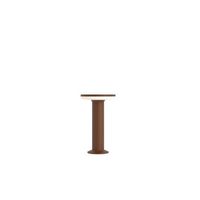 baliza led mac floor corten 3000k - 12w ip65 de 30 cm de altura para exterior en aluminio - downlight - beneito  faure