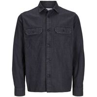 jack  jones camisa manga larga 12269262 travis-black denim para hombre