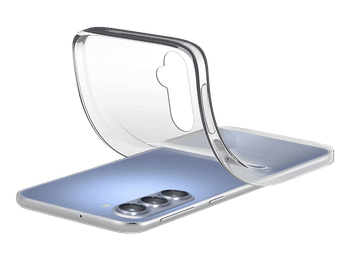 Funda móvil - CellularLine Soft, Para Samsung Galaxy A17, Flexible, Goma blanda, Transparente