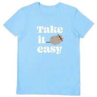 pusheen camiseta take it easy para mujer