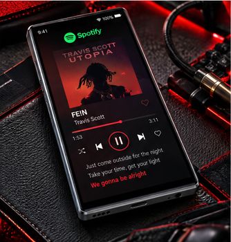 Reproductor MP3 y MP4 con Android 13, pantalla IPS de 4,7 pulgadas, procesador de ocho núcleos, 6 GB de RAM, 64 GB de ROM, audio sin pérdidas, video en 1080p, Bluetooth 5.0, WiFi y acceso a la tienda