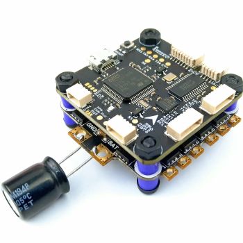 Controlador de vuelo DarwinFPV Betaflight F4 OSD de 30.5x30.5mm con BEC de 10V 4.5V 3.3V y ESC Stack 4IN1 de 50A BL_S 2-
