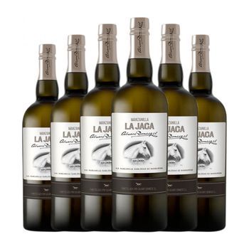 Domecq Vino Generoso La Jaca Manzanilla-sanlúcar 75 Cl 15% Vol. (pack De 6 Unidades)