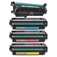 compatible multipack hp colour laserjet cm4540 printer toner cartridges 4 pack -ce264x