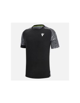 Camiseta de Pádel Macron Prime Cc Pablo II Negro Hombre