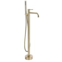 grifo de banera de suelo venti brush gold