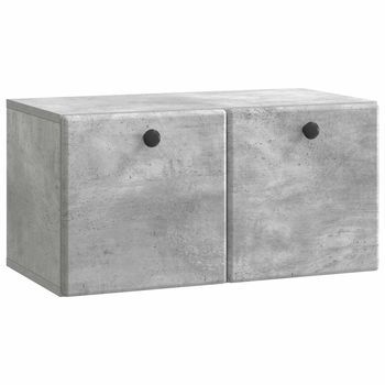Mueble De Tv De Pared 59,5 X 31 X 30 Cm Gris Hormigón Vidaxl
