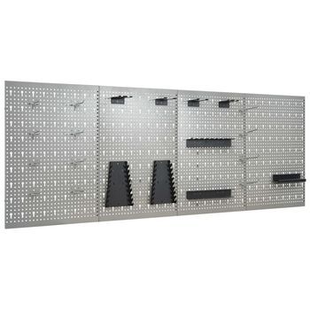 Tableros De Clavijas Para Pared 4 Uds Acero 40x58 Cm Cfw56656 Cfw95883