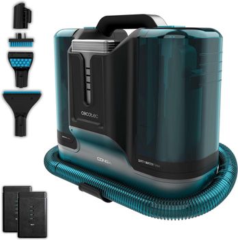 ASPIRADOR CECOTEC TAPICERÍAS 150W Conga Carpet&Spot Clean Infinity POTENCIA DE 150 W. 2 BATERÍAS INTERCAMBIABLES.