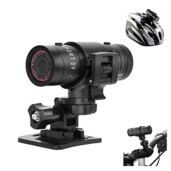 Cámara de Casco de Bicicleta XANES 1080P Cámara Deportiva de Gran Angular de 120° Cámara Impermeable IPX6 Mini Cámara de