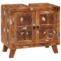 mueble de cuarto de bano con estante con almacenamiento